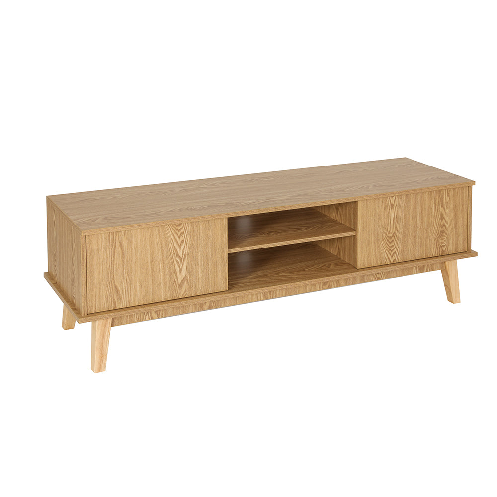 NNEDSZ TV Cabinet Entertainment Unit Stand Storage Shelves TV Unit 140CM