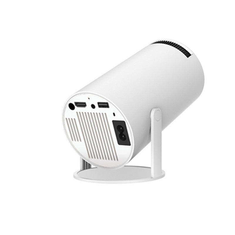 NNEDSZ HY300PRO Portable Projector - 4K Decoding, Wi-Fi 6, 720P HD with 160 ANSI Lumens
