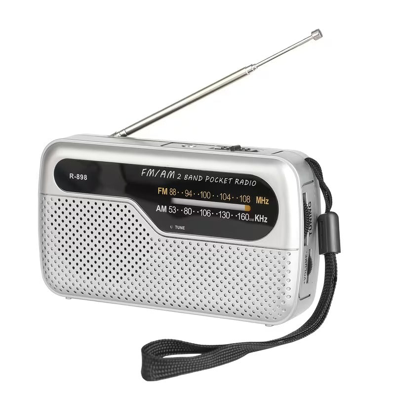 NNETM Classic Portable AM/FM Radio R-898