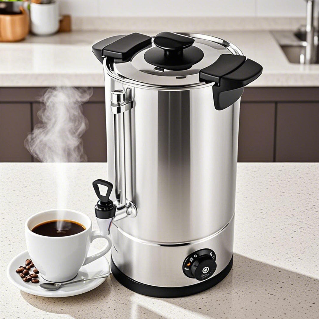 SOGA Electric Water Boiler – 15L Stainless Steel Hot Water Urn