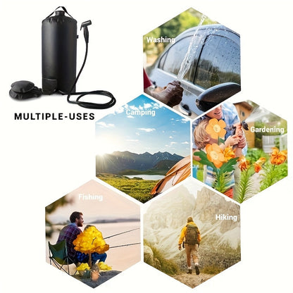 NNETM Shower Bag with Pump & Nozzle