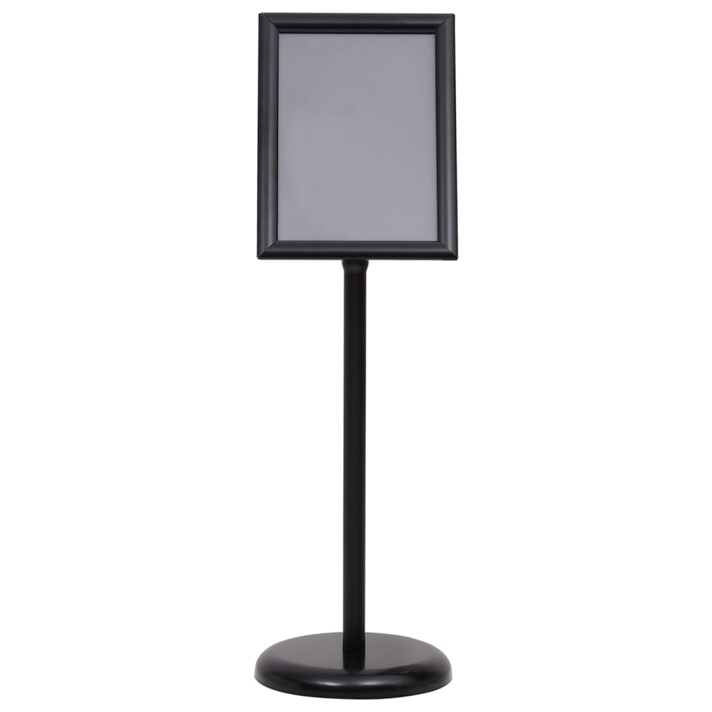 NNEVL A4 Pedestal Poster Stand Black Aluminium Alloy