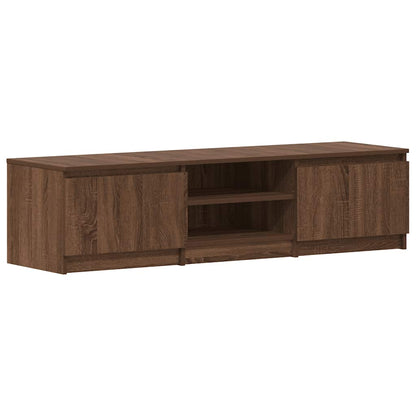 NNEVL TV Cabinet Brown Oak 140x40x35.5 cm Engineered Wood