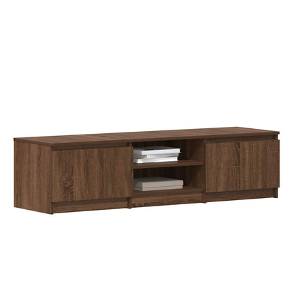 NNEVL TV Cabinet Brown Oak 140x40x35.5 cm Engineered Wood