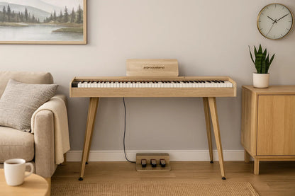 Grooveland DDP-140 Electric Piano (Beige) Bundle