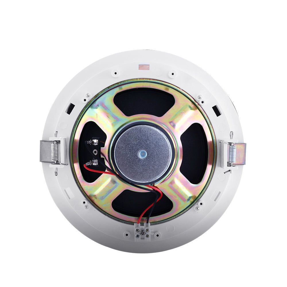 NNEDSZ 2 x 6 In Ceiling Speakers Home 80W Speaker Theatre Stereo Outdoor Multi Room