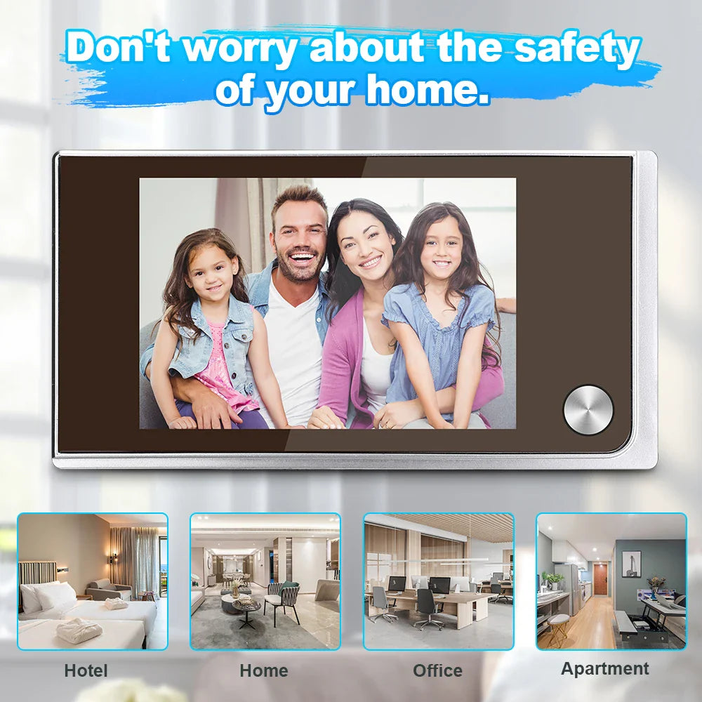 NNEOBA Digital Door Peephole Viewer Camera