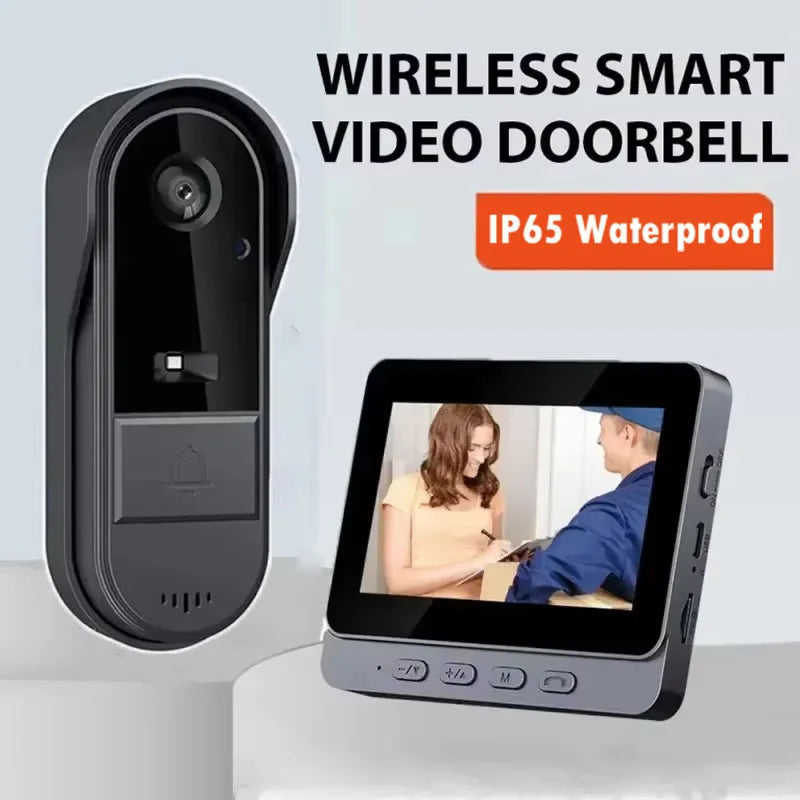 NNEOBA Wireless Visual Intercom Doorbell with HD Night Vision