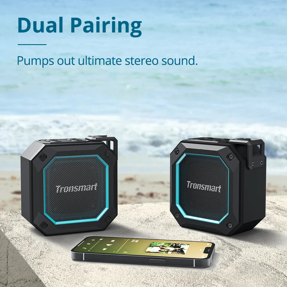 NNEOBA Groove Bluetooth Portable Speaker with Dual EQ (Black)