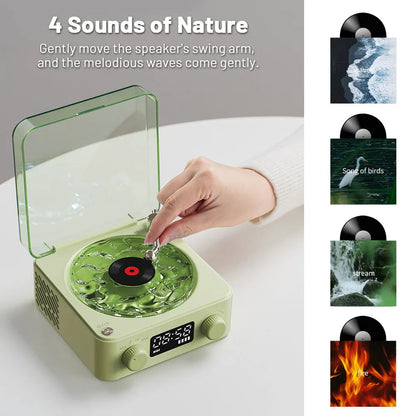 NNEDSZ Green, KW03 Bluetooth Sleep Sound Machine - Retro Design with 1500mAh Battery