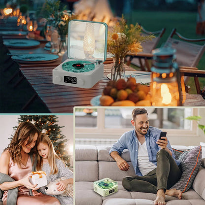 NNEDSZ Green, KW03 Bluetooth Sleep Sound Machine - Retro Design with 1500mAh Battery