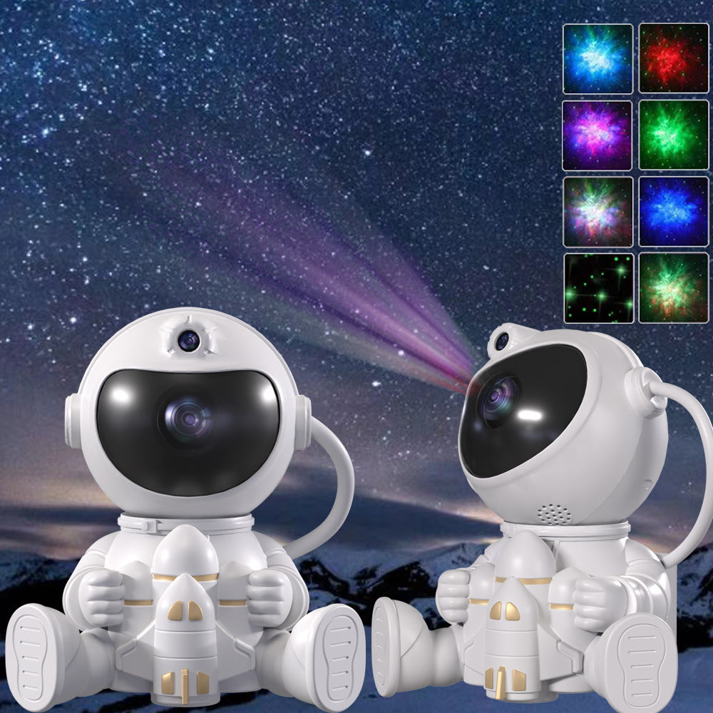NNEDSZ Astronaut Galaxy Projector Night Light with Remote Control(space shuttle)