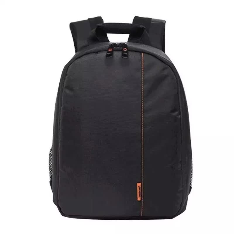 NNEDSZ Red Lining Water-Resistant DSLR Camera Backpack with Tripod Holder, Lightweight and Spacious Photography Bag for Outdoor Use(Camera and accessories are props, not included)