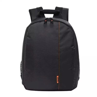 NNEDSZ Red Lining Water-Resistant DSLR Camera Backpack with Tripod Holder, Lightweight and Spacious Photography Bag for Outdoor Use(Camera and accessories are props, not included)