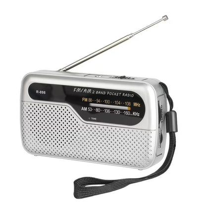 NNETM Classic Portable AM/FM Radio R-898
