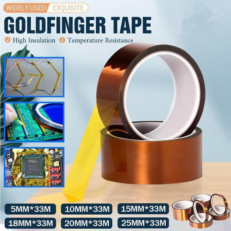 33M 5-25Mm Kapton Tape High Temperature Heat Resistant Polyimide 3D Printer Vic