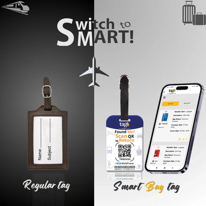 Smart Bag Security Tag - Norway Flag [Pack 2]
